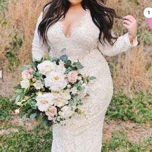 Southern fried bride. Wedding dress